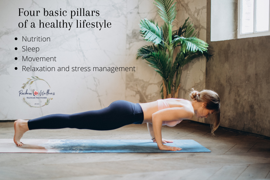 Four basic lifestyle pillars of health